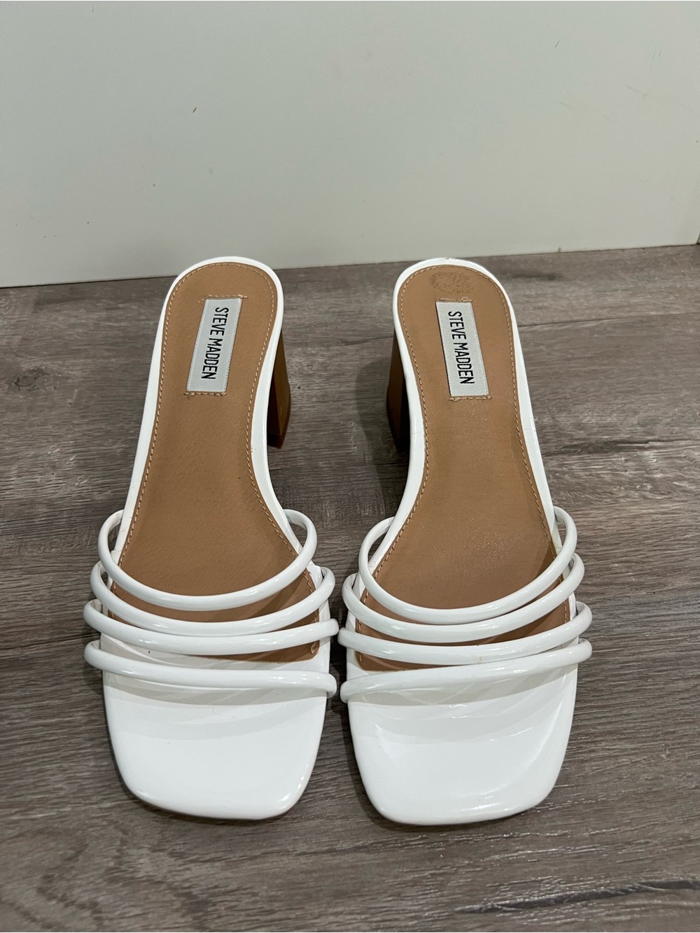 NWT Steve Madden Omay Square Toe Chunky Heel